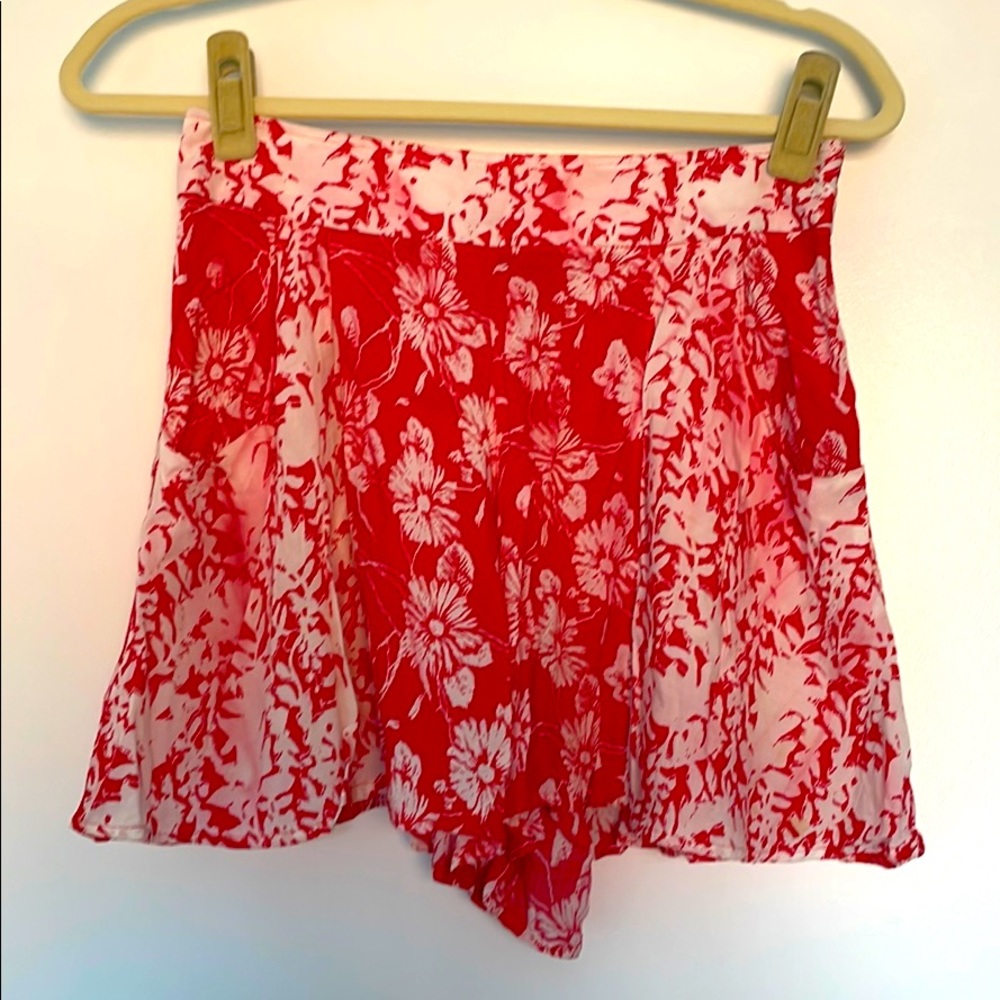 Free People Floral Shorts